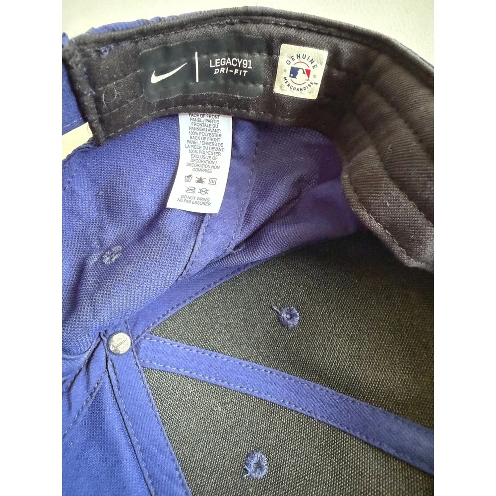 Nike Legacy91 Dri-FIT Texas Rangers Hat Blue MLB Baseball Cap Adjustable
